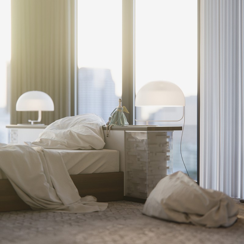 Пентхаус, оформленный в темных тонах