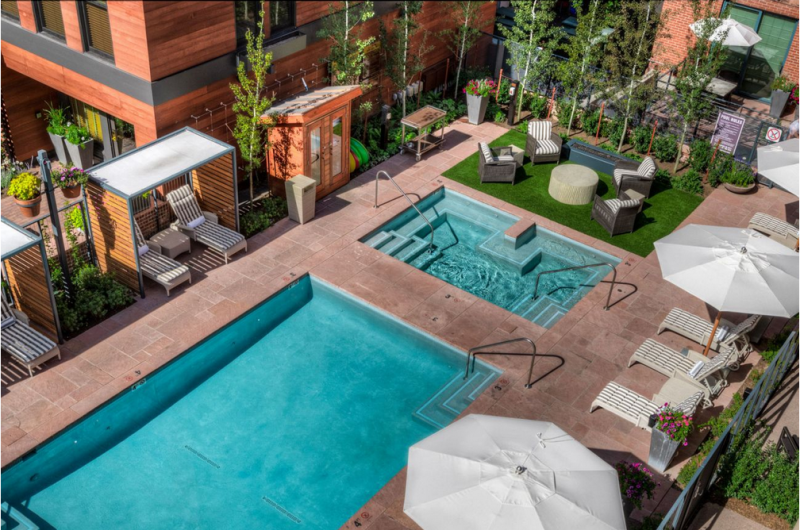 Пентхаус в отеле Jerome, An Auberge Resort в Аспене, Колорадо