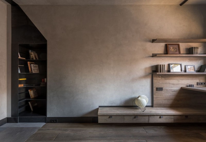 Современная квартира, оформленная в серых тонах Современная квартира, оформленная в серых тонах