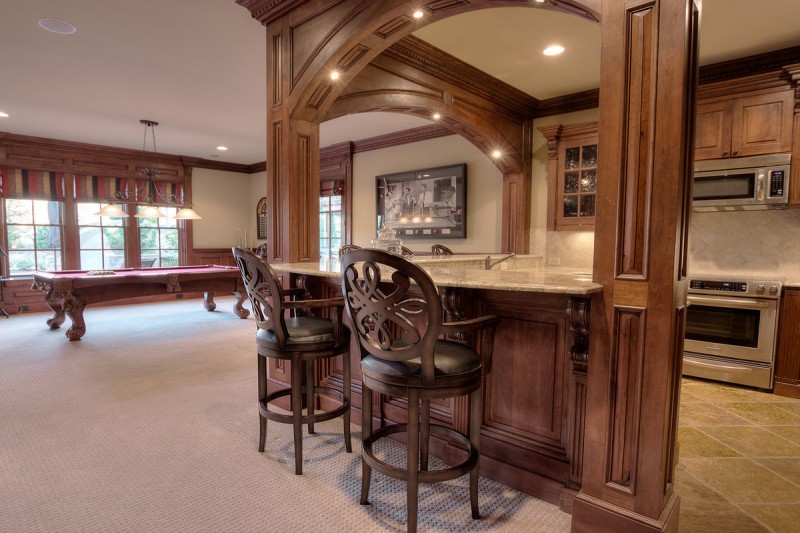 Вневременная элегантность обстановки дома в городе Розуэлл, штат Джорджия