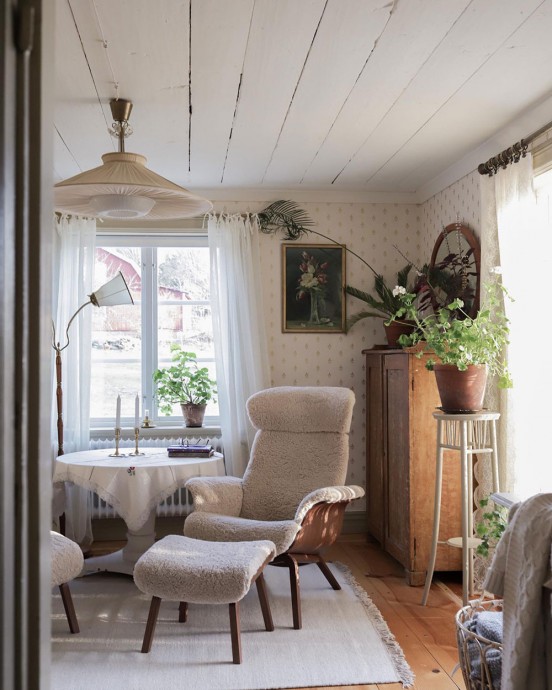 100-летний загородный дом в Швеции