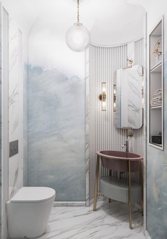 Квартира, оформленная в приглушенных тонах