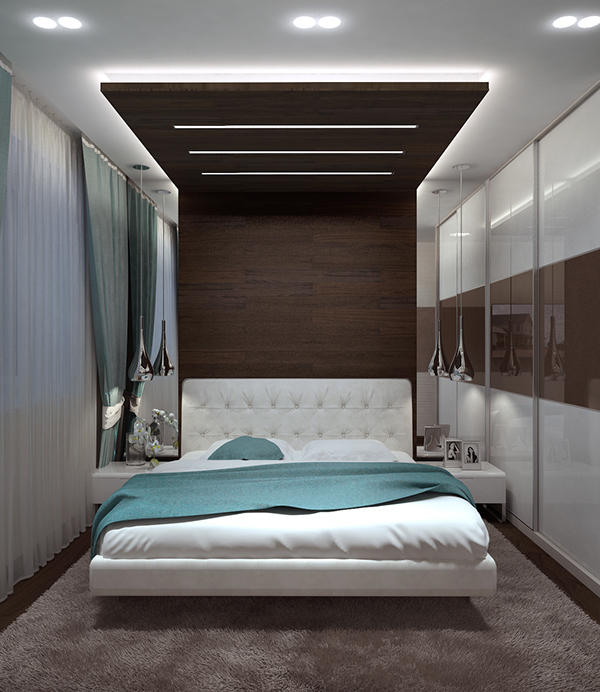 Квартира в бирюзовых тонах