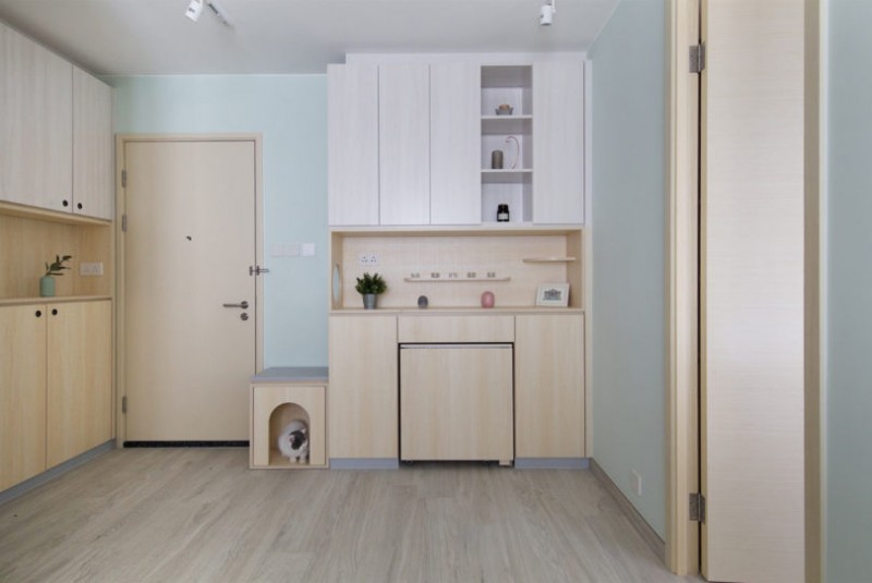 Квартира в Гонконге для двух поколений семьи и их любимых домашних животных Квартира в Гонконге для двух поколений семьи и их любимых домашних животных