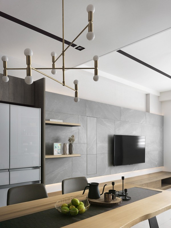 Квартира в серо-голубых тонах