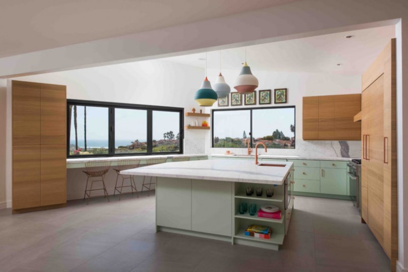 Особняк с открытой планировкой и захватывающим видом на океан в городе Энсинитас, Калифорния Особняк с открытой планировкой и захватывающим видом на океан в городе Энсинитас, Калифорния