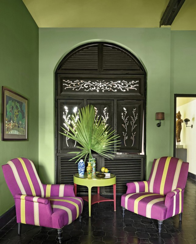 Атмосфера подлинной старины в интерьере дома во Вьетнаме