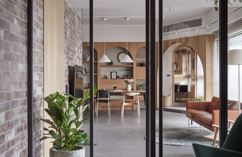 Интерьер семейного дома в Тайбэе Интерьер семейного дома в Тайбэе