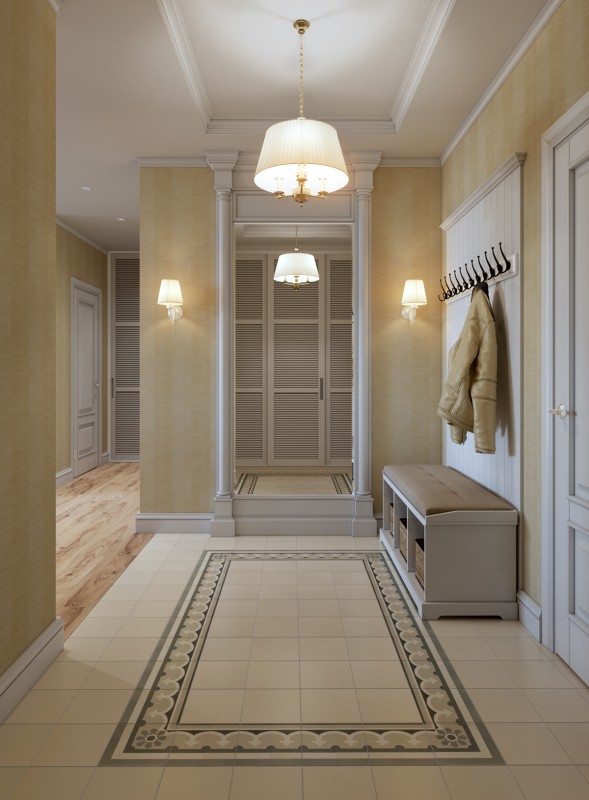 Интерьер светлой просторной квартиры