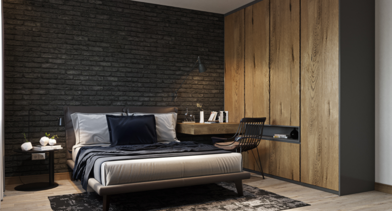 Интерьер в коричневых тонах