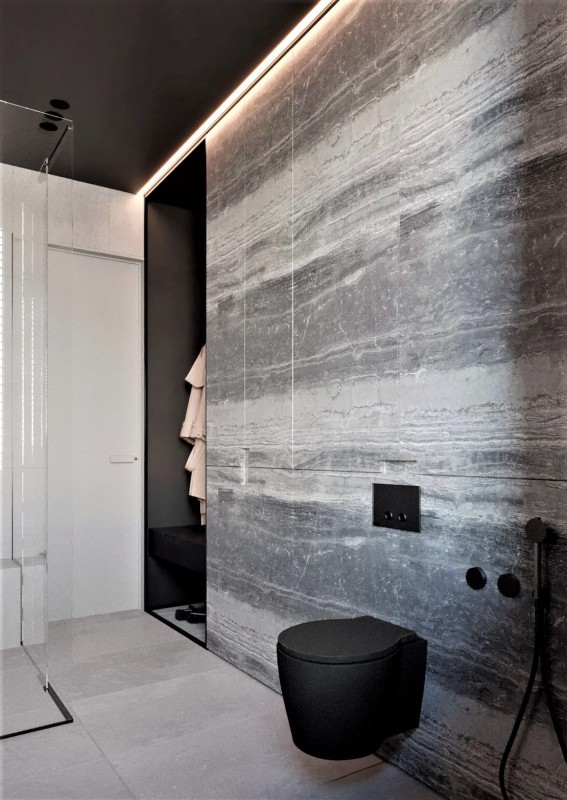 Контрастный дизайн интерьера