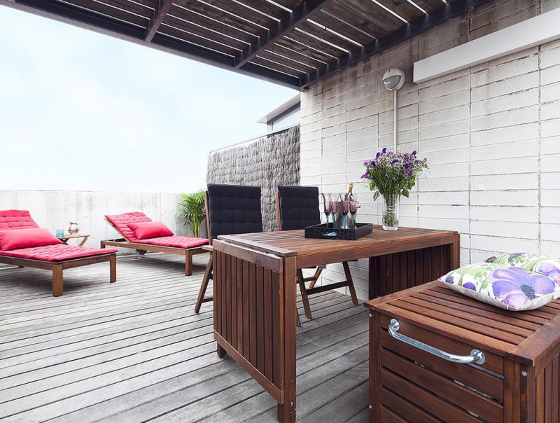 Квартира с террасой в Барселоне Квартира с террасой в Барселоне