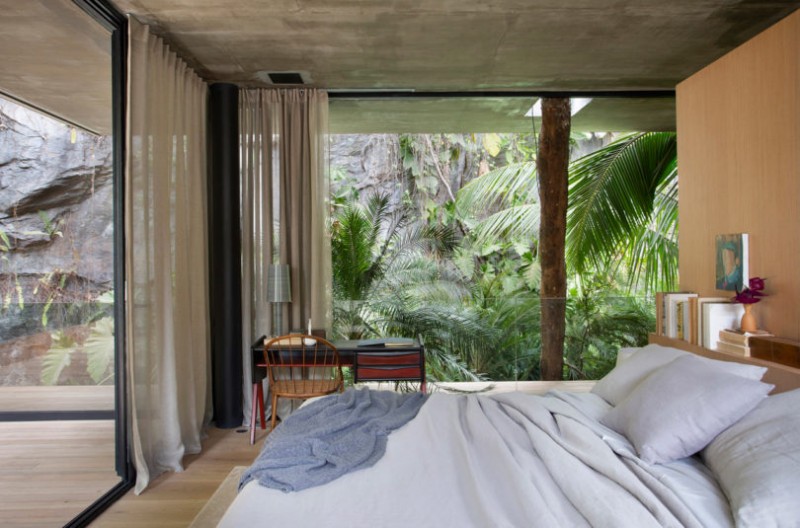 Минималистский дизайн дома площадью 201 м2 в Рио-де-Жанейро