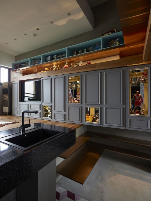 Небольшая квартира, расположенная в Нью-Тайбэй, Тайвань