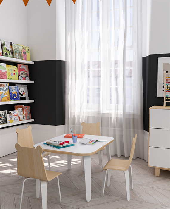 Проект детской комнаты в стиле "эклектика"