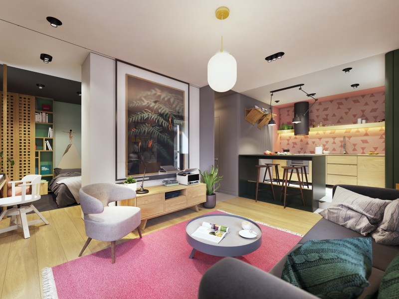 Дизайн интерьера квартиры в Кракове Дизайн интерьера квартиры в Кракове