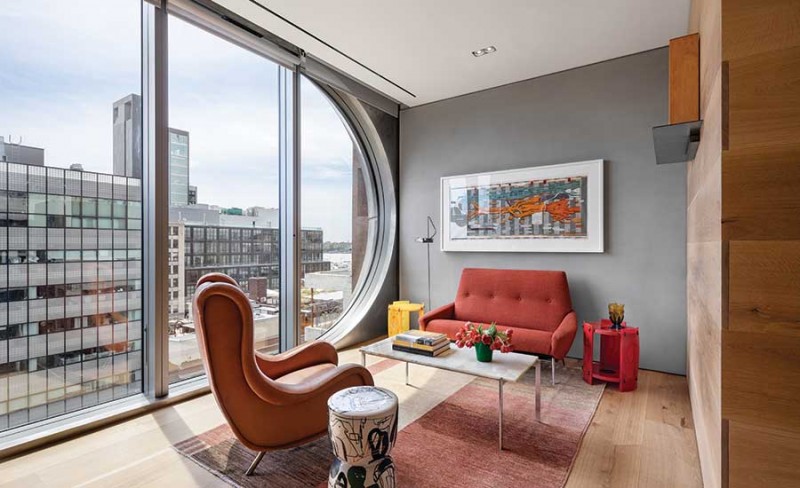 Интерьер апартаментов в Челси, Манхэттен