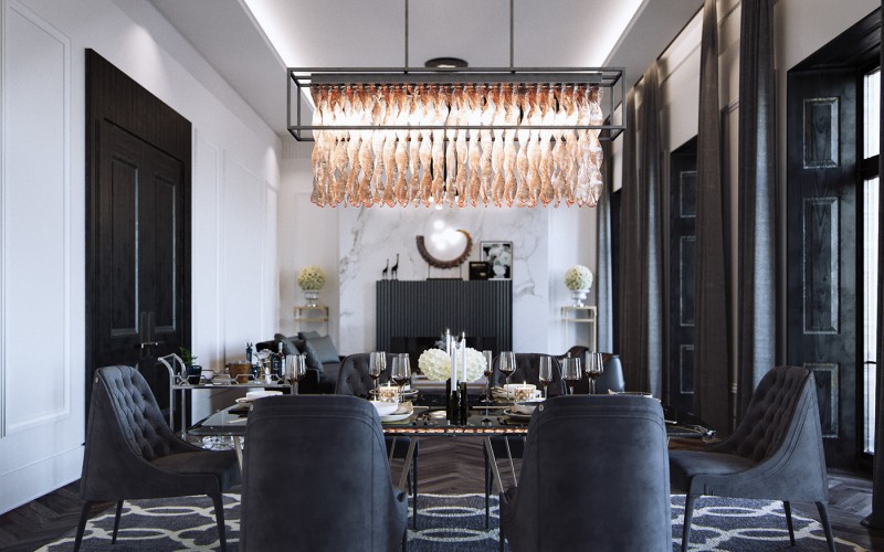 Интерьер пентхауса в Великобритании Интерьер пентхауса в Великобритании