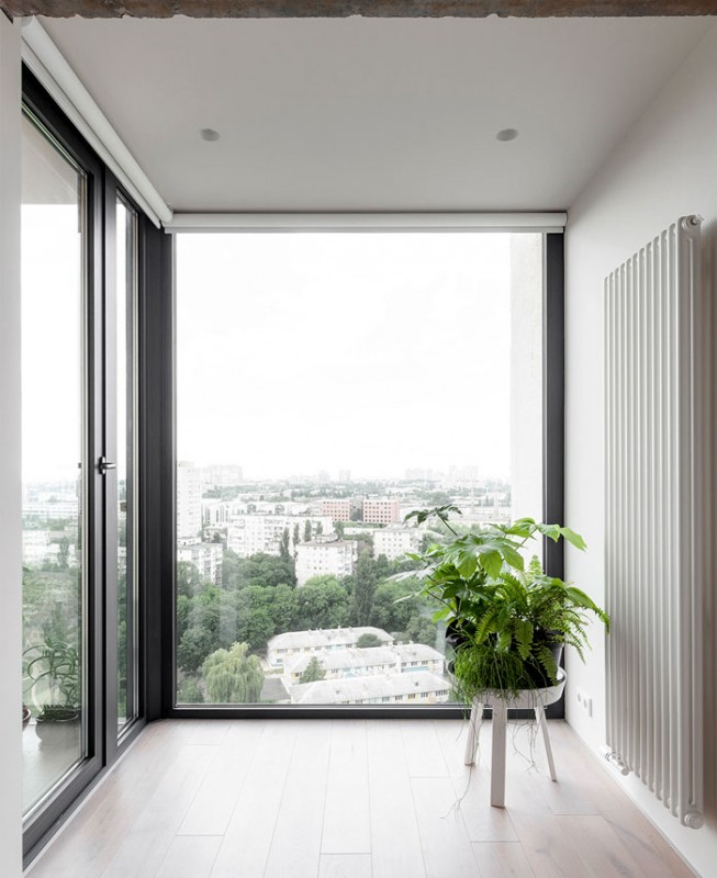 Японский минимализм в типичной современной квартире в Киеве Японский минимализм в типичной современной квартире в Киеве