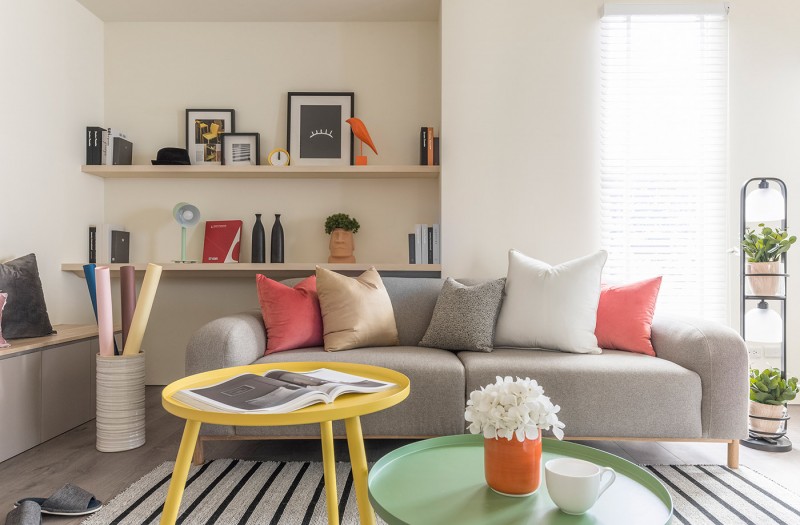 Яркий интерьер квартиры