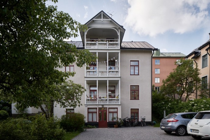 Квартира площадью 35,5 м2 в пригороде Стокгольма