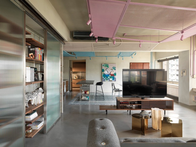 Квартира в индустриальном стиле в Тайбэе Квартира в индустриальном стиле в Тайбэе