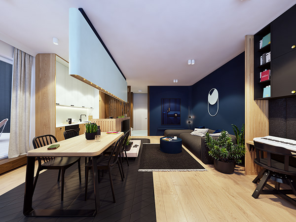 Проект квартиры в Копенгагене Проект квартиры в Копенгагене