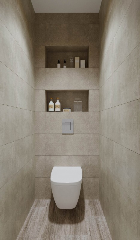 Успокаивающие оттенки серого в интерьере квартиры в Кишиневе