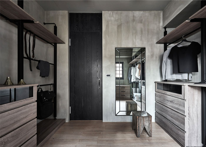 Индустриальный декор и японский стиль интерьера апартаментов в Тайване Индустриальный декор и японский стиль интерьера апартаментов в Тайване