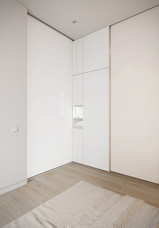 Интерьер просторной квартиры в нейтральной палитре