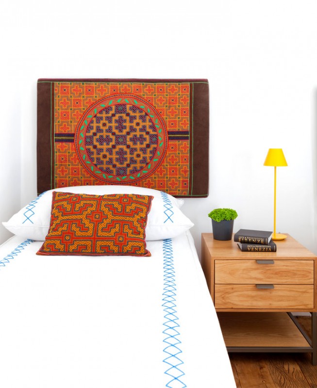 Красочный интерьер с этническими мотивами в бразильских апартаментах Красочный интерьер с этническими мотивами в бразильских апартаментах