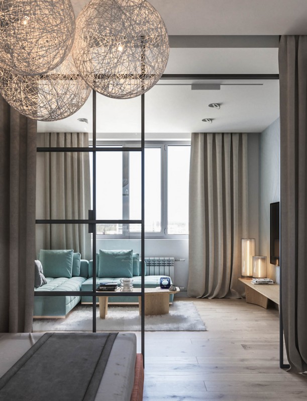 Квартира балерины в пастельных тонах