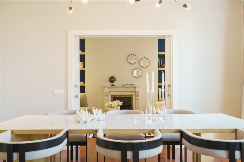 Элегантный интерьер квартиры в Мадриде