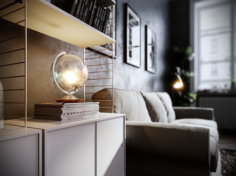 Гостиная в стиле "лофт" Гостиная в стиле "лофт"