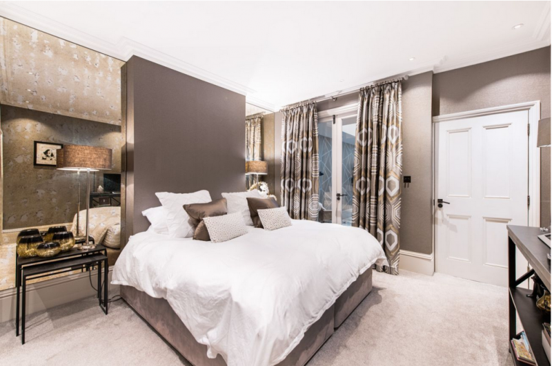 Отремонтированный викторианский дом в районе Кенсингтон в Лондоне