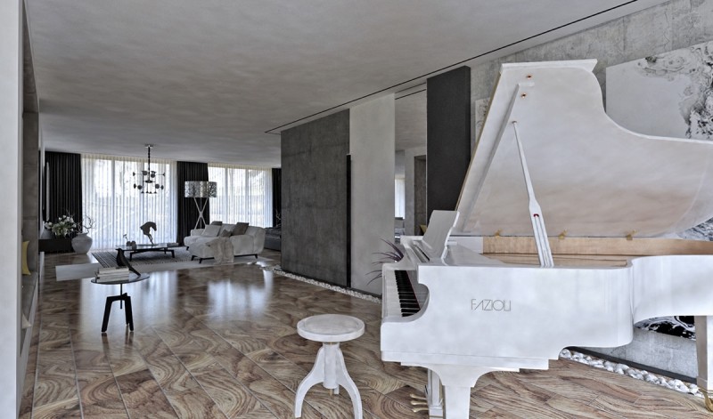 Проект двухэтажного таунхауса с потрясающим дизайном для молодой пары