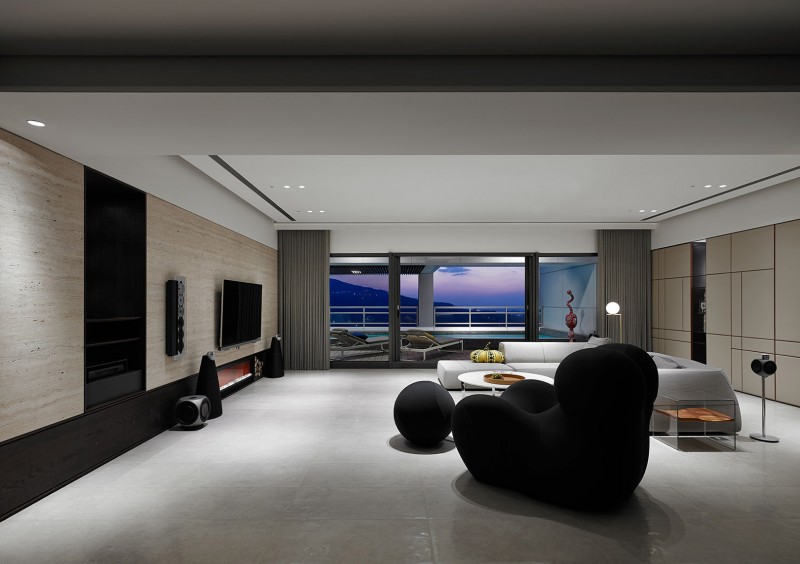 Просторный пентхаус в Тайбэе Просторный пентхаус в Тайбэе