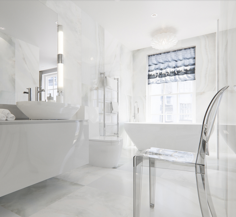 Белоснежные апартаменты в Лондоне