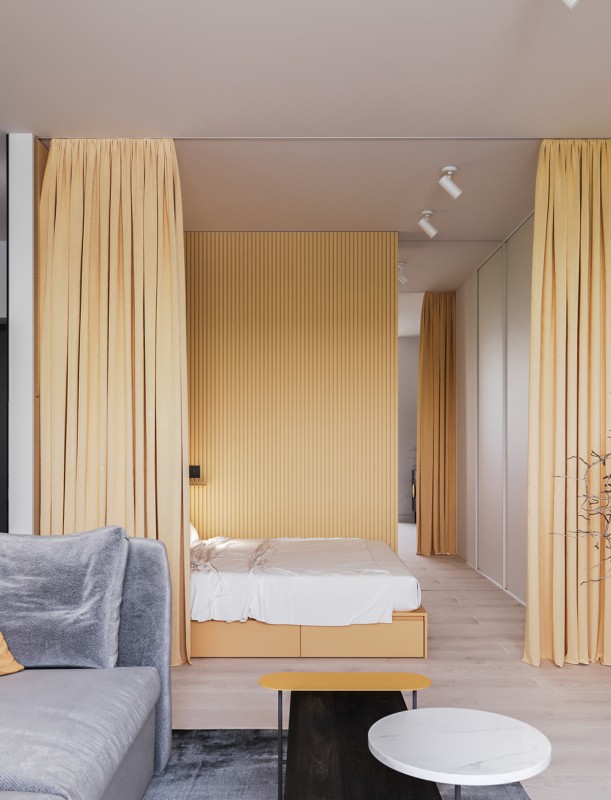 Интерьер квартиры-студии