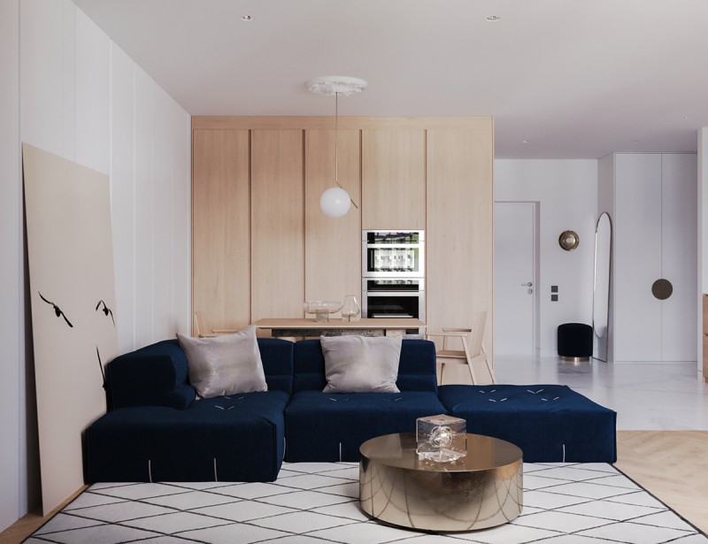 Квартира-студия в стиле "минимализм" Квартира-студия в стиле "минимализм"