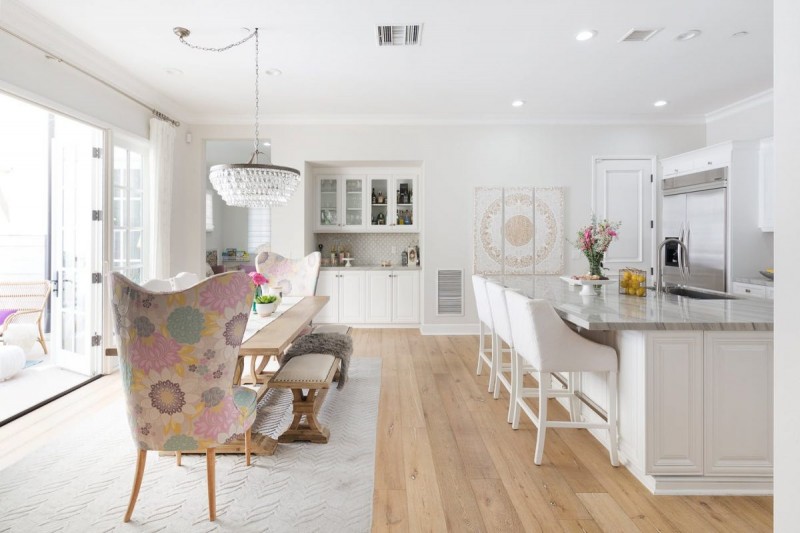 Просторный семейный дом в Калифорнии в стиле "бохо"