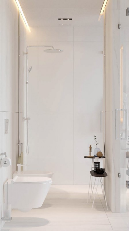 Светлые апартаменты с деревянными акцентами Светлые апартаменты с деревянными акцентами