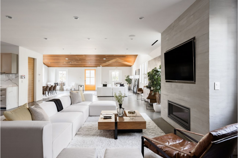 Интерьер мансардной квартиры в Лос-Анджелесе