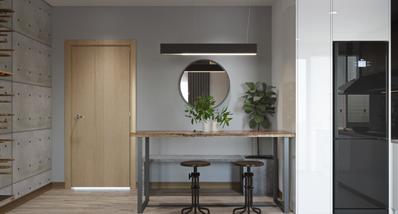 Интерьер в коричневых тонах