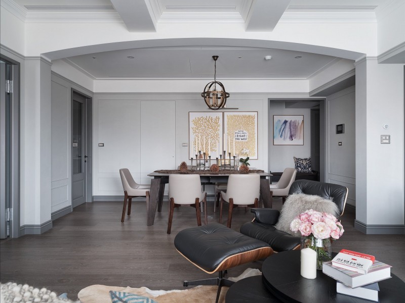 Приятные пастельные оттенки в интерьере квартиры в Тайбэе