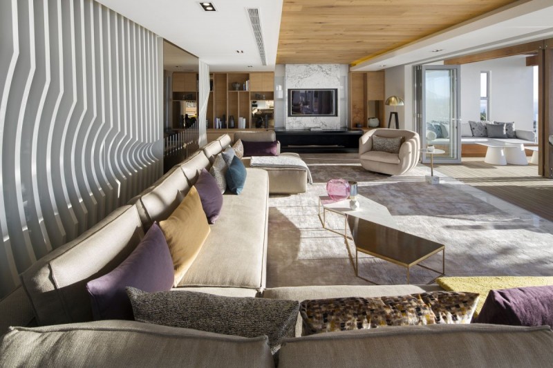 Современный и утонченный дизайн интерьера с этническими элементами декора Современный и утонченный дизайн интерьера с этническими элементами декора