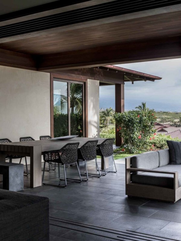 Теплая, уютная атмосфера в резиденции на Гавайях