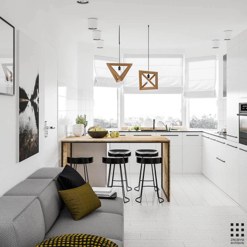 Дизайн-проект контрастных апартаментов