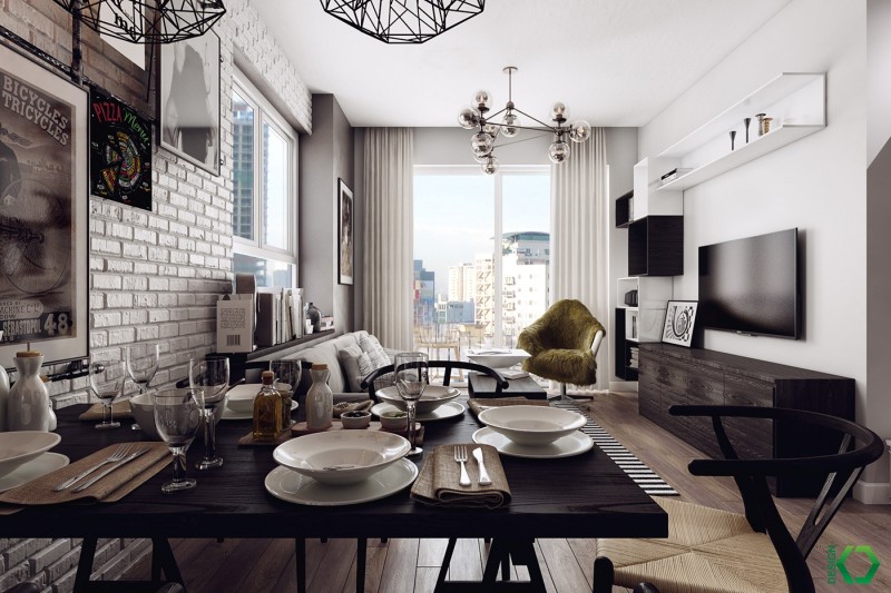 Дизайн-проект квартиры в скандинавском стиле в Хошимине, Вьетнам