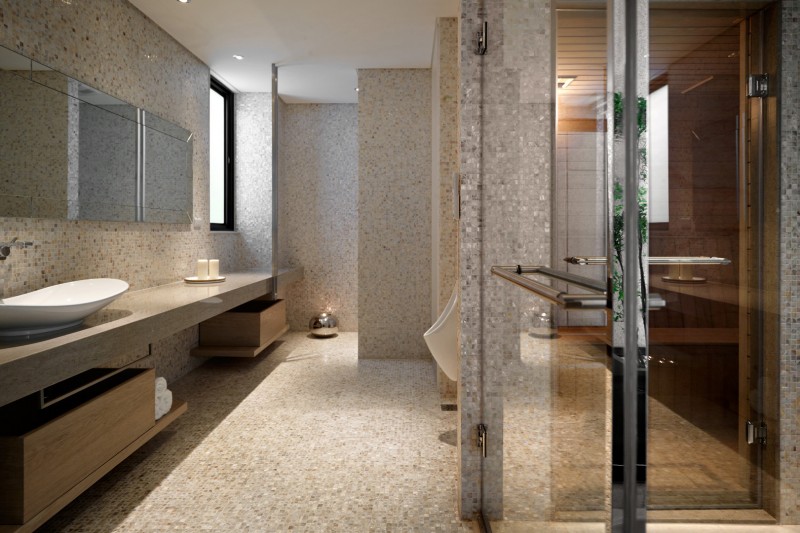 Минималистичная многоуровневая резиденция в Тайбэе